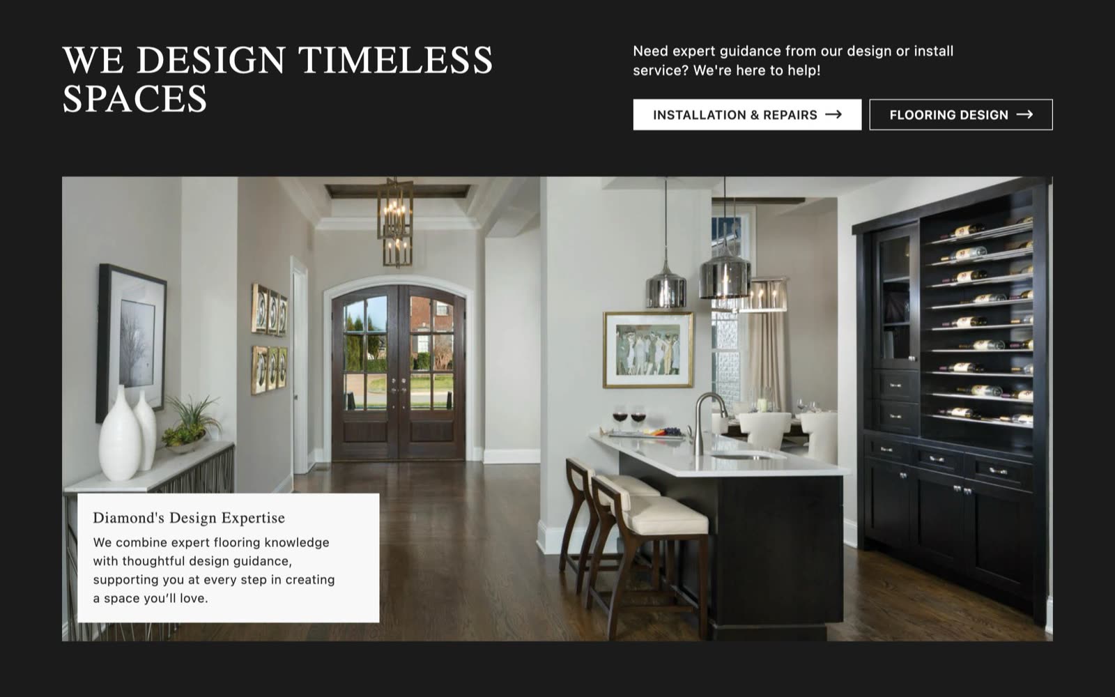Diamond Flooring, interface detail